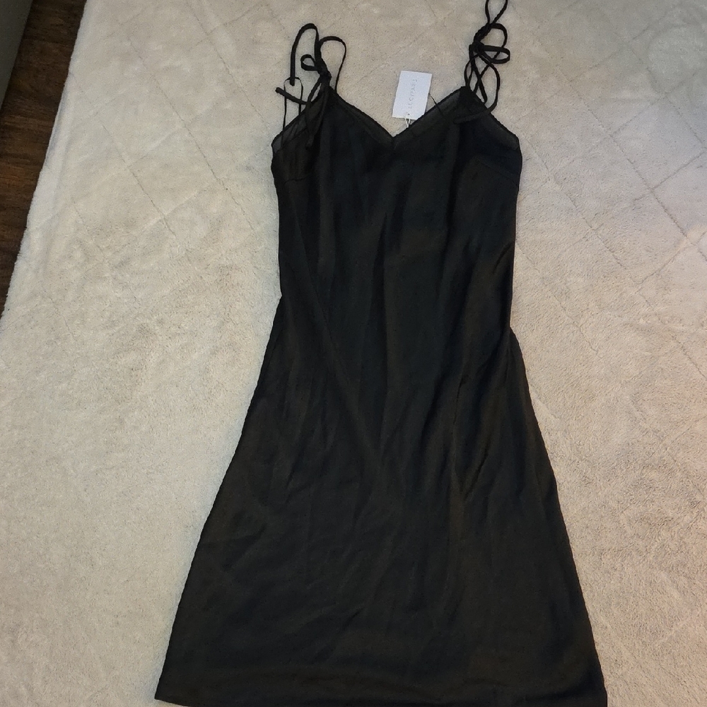 Lucy Paris Satin Midi Dress